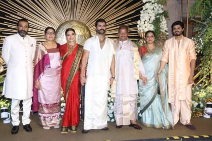 Rashmika Mandanna and Vijay Deverakonda Wedding Reception Live Updates: Rashmika and Vijay make a grand entry in traditional attire