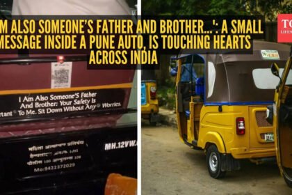 ‘I am also someone’s father and brother…’: A small message inside a Pune auto, is touching hearts across India