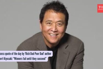 Robert Kiyosaki Quote: Success quote of the day by ‘Rich Dad Poor Dad’ author Robert Kiyosaki: “Winners fail until they succeed”