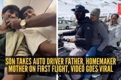 ‘Unke chehre ki… khushi meri life ki sabse badi achievement thi’: Son takes auto driver father, homemaker mother on first flight, video goes viral