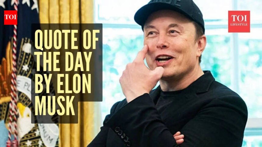 Quote of the day by Elon Musk: “It is important to view knowledge as sort of a semantic tree — make sure you understand the fundamental principles, i.e. the trunk and…”