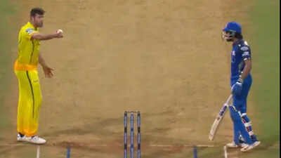 ‘Can’t see the fielder’: Tilak Varma, Jamie Overton clash as Suryakumar Yadav joins in – Watch | Cricket News