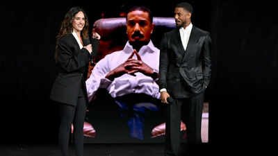 Michael B. Jordan returns to the spotlight after Oscar win, unveils stylish ‘The Thomas Crown Affair’ at CinemaCon |