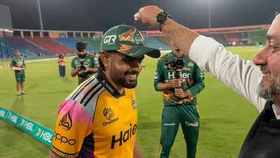 ‘Saari nazar utaar denge’: PSL CEO wards off ‘evil eye’ for Pakistan’s Babar Azam, video goes viral – Watch | Cricket News