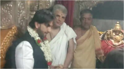 Ranveer Singh: Amid ‘Don 3’ row, Ranveer Singh seeks blessings at Chamundeshwari Temple as ‘Kantara’ mimicry case CLOSED | Hindi Movie News