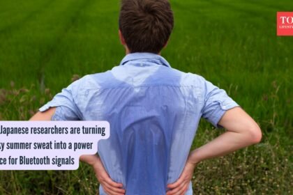 How Japanese researchers are turning sticky summer sweat into a power source for Bluetooth signals |