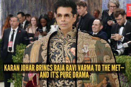 Karan Johar’s Met Gala debut is pure drama and deeply rooted in Indian art