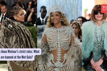 What items are banned at the MET Gala?