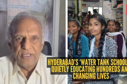 Hyderabad Water Tank School: Hyderabad’s ‘water tank school’ is quietly educating hundreds and changing lives