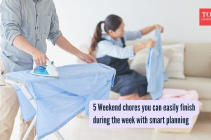 5 Weekend chores you can easily finish during the week with smart planning