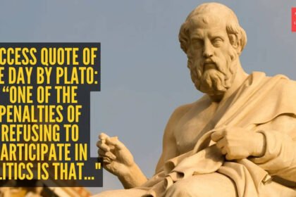 “One of the penalties of refusing to participate in politics is that…”