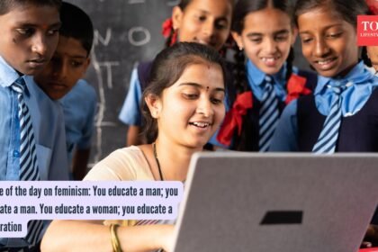 Quote of the day on feminism: You educate a man; you educate a man. You educate a woman; you educate a generation |
