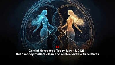 Gemini Horoscope Today, May 13, 2026: Keep money matters clean and written, even with relatives