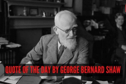 George Bernard Shaw Quote: Quote of the day by George Bernard Shaw: “Life isn’t about finding yourself. Life is about…”