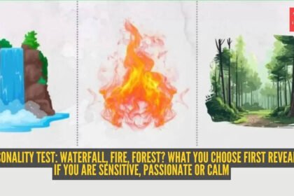 Waterfall, fire, forest? What you choose first reveals if you are sensitive, passionate or calm