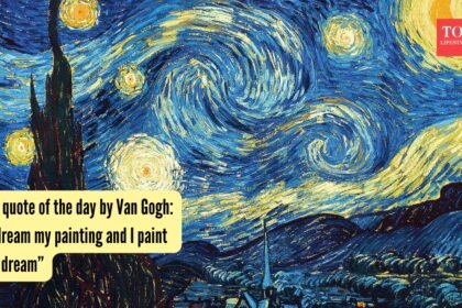 “I dream my painting and I paint my dream”