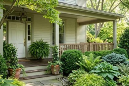 How to brighten a shady front garden bed without adding more flowers