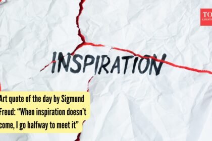 “When inspiration doesn’t come, I go halfway to meet it”