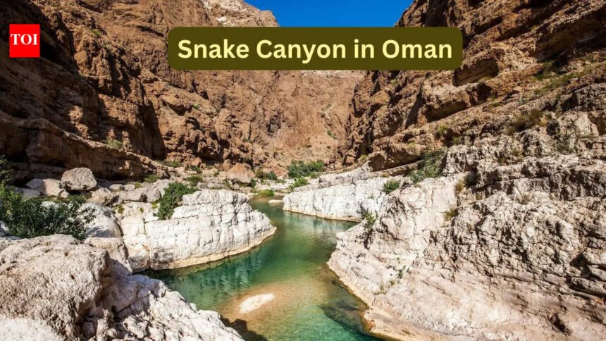 What’s inside the deep, natural water slides of Snake Canyon in Oman; decoding the mystery