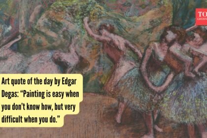 “Painting is easy when you don’t know how, but very difficult when you do.”