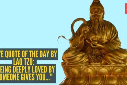 “Being deeply loved by someone gives you…”