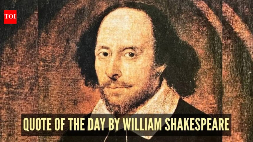 Quote of the day by William Shakespeare: “This above all: to thine own self be true, And it must…”