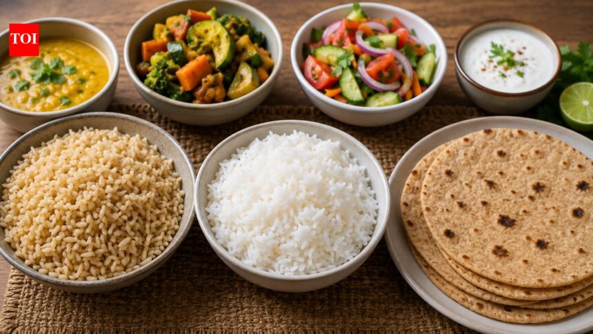 Brown rice vs white rice vs chapati: Which is the healthiest for daily meals and weight loss?