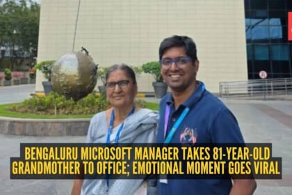 ‘Bigger than any promotion’: Bengaluru Microsoft manager takes 81-year-old grandmother to office; emotional moment goes viral |