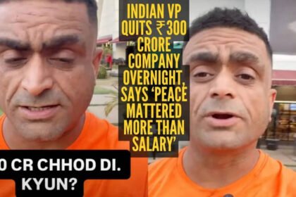 ‘300 crore ki company chhodne ki kahani — pehli baar camera pe’: VP quits ₹300 crore company at 40, internet calls it the ultimate career risk |
