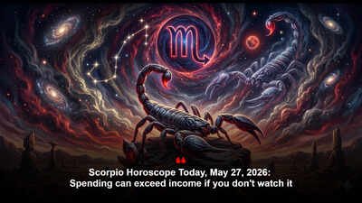 Scorpio Horoscope Today, May 28, 2026: Spending can exceed income if you don’t watch it