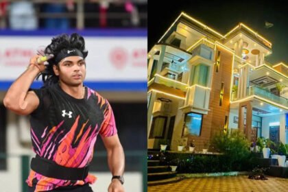Neeraj Chopra, the “Golden Boy of India”, owns a luxurious ₹30 crore bungalow in Haryana defined by Olympic Trophy room and garden spaces