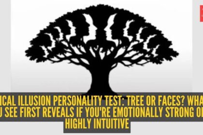 Optical illusion personality test: Tree or faces? What you see first reveals if you’re emotionally strong or highly intuitive |