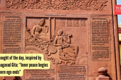 “Inner peace begins where ego ends”