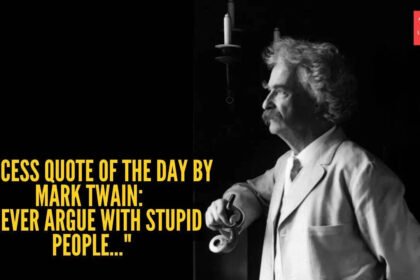 “Never argue with stupid people…”