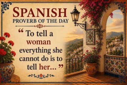 Spanish proverb of the day: “To tell a woman everything she cannot do is to tell her…” — why being underestimated often becomes fuel for success |
