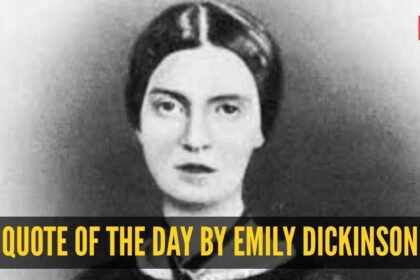 Emily Dickinson Quotes: Quote of the day by Emily Dickinson: “That it will never come again is what makes life…”