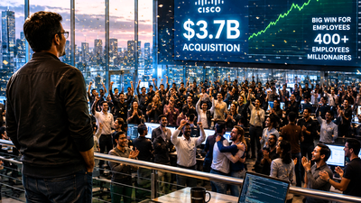 400 employees became millionaires overnight when a founder sold his startup for .7 billion before its IPO