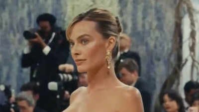 Met Gala 2026: Margot Robbie opts for a gold, stuns in a minimalist dress that took 761 hours to make |
