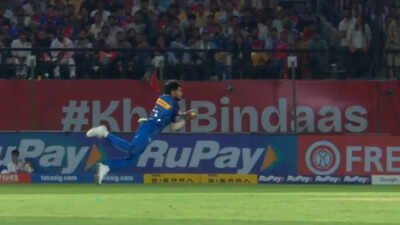 MI’s Raj Bawa flies to his left to complete stunning catch in IPL vs PBKS