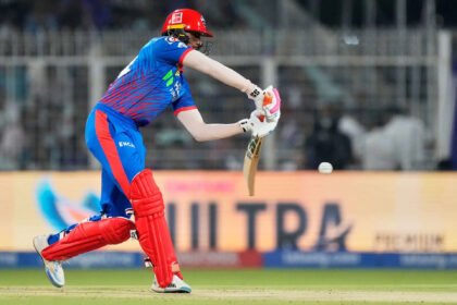 Delhi Capitals 49/1 in 5.3 Overs | KKR vs DC Live Score, IPL 2026: Abhishek Porel falls, Saurabh Dubey strikes