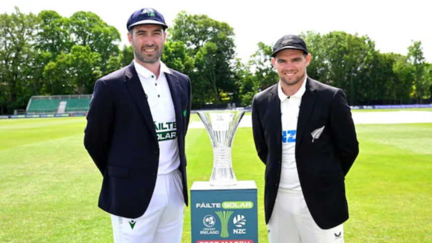 New Zealand 16/1 in 2.5 Overs | Ireland vs New Zealand, Live Score: Hosts without Paul Stirling face Tom Latham’s blackcaps in historic Belfast Test