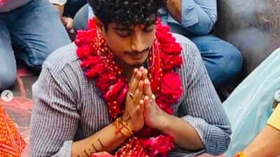 Palash Muchhal visits temple amid Sangli cheating case and caste abuse allegations: ‘Jahan sir jhuka, wahan sukoon mila’ |