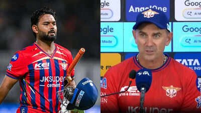 Justin Langer: ‘95 off 30 balls!’: Langer cites practice blitz to back ‘selfless’ Pant despite LSG defeat | Cricket News