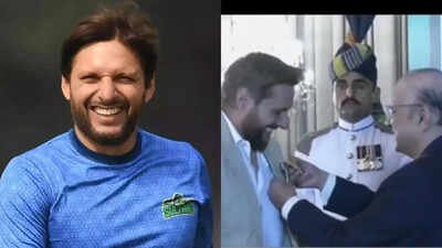 Pakistan honours Shahid Afridi with Hilal-e-Imtiaz, fourth cricketer to receive honour — Watch | Cricket News
