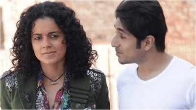 Kangana Ranaut: ‘Weirdo using us to satisfy her demonic fantasies’: Kangana Ranaut REACTS to claims she hurt Vir Das during KISSING scene | Hindi Movie News