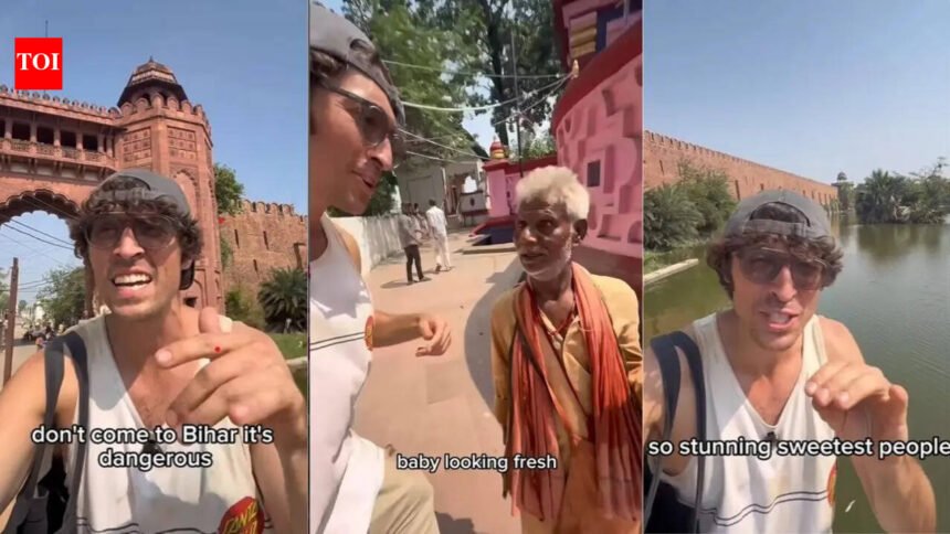 “They told me not to come to Bihar”: American traveller busts myths as his Darbhanga journey wins hearts online