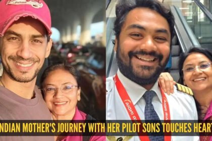 Indian Mother’S Journey: ‘Dropped off by one son, flown home by another’: Indian mother’s journey with her pilot sons touches hearts