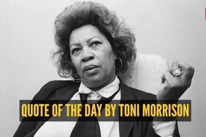 Toni Morrison Quote: Quote of the day by Toni Morrison: “If there’s a book that you want to read, but it hasn’t been written yet, then…”