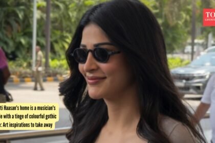 Shruti Haasan’s home is a musician’s abode with a tinge of colourful gothic style: Art inspirations to take away