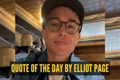 Elliot Page Quote: Quote of the day for children by Elliot Page: “When we’re growing up, there are all sorts of people telling us what to do when really what we need is…”